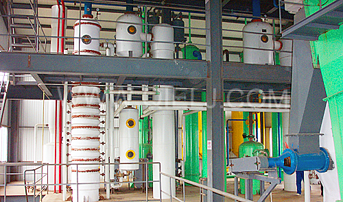 混合油负压蒸发工序(图2)