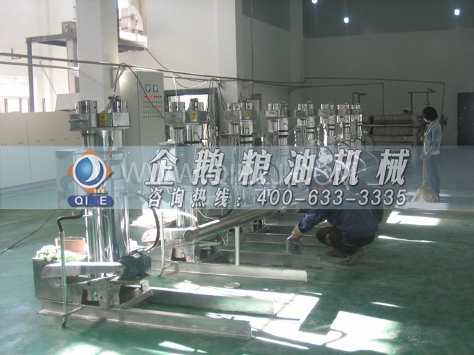 芝麻油压榨处理设备，企鹅牌液压榨油机勇于创新生产效率高(图5)